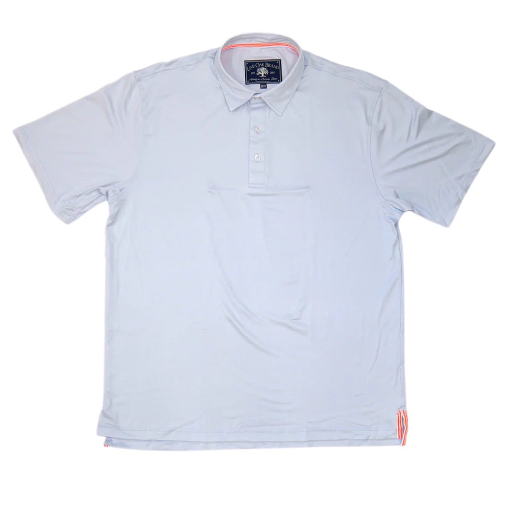 Pale Blue Performance Polo